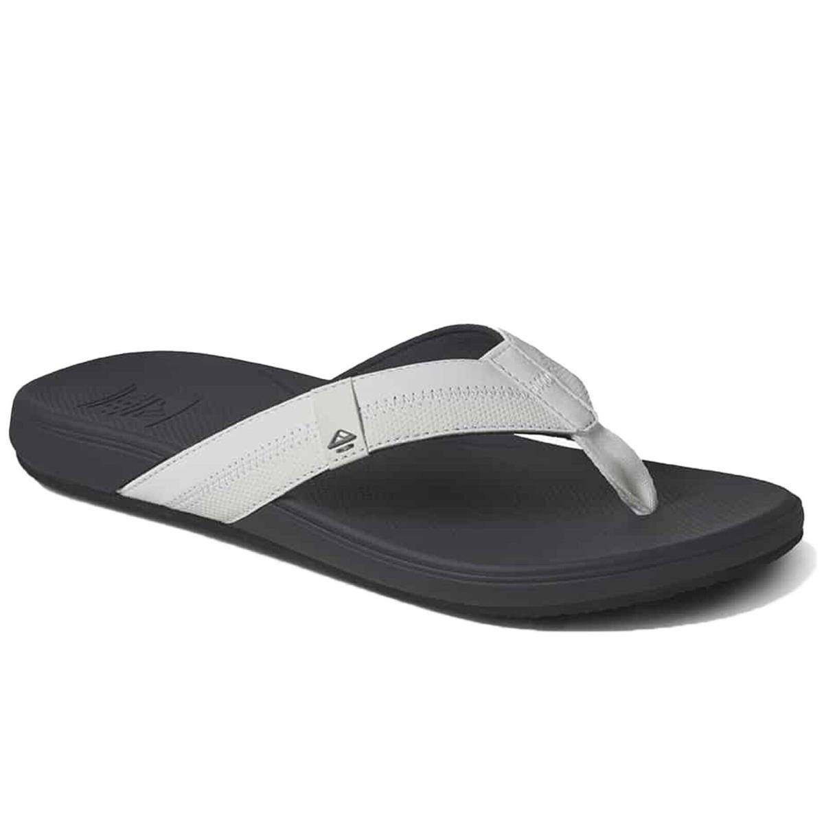 Reef CJ4350 Men`s Cushion Phantom 2.0 White/charcoal Durable Flip Flop Sandal