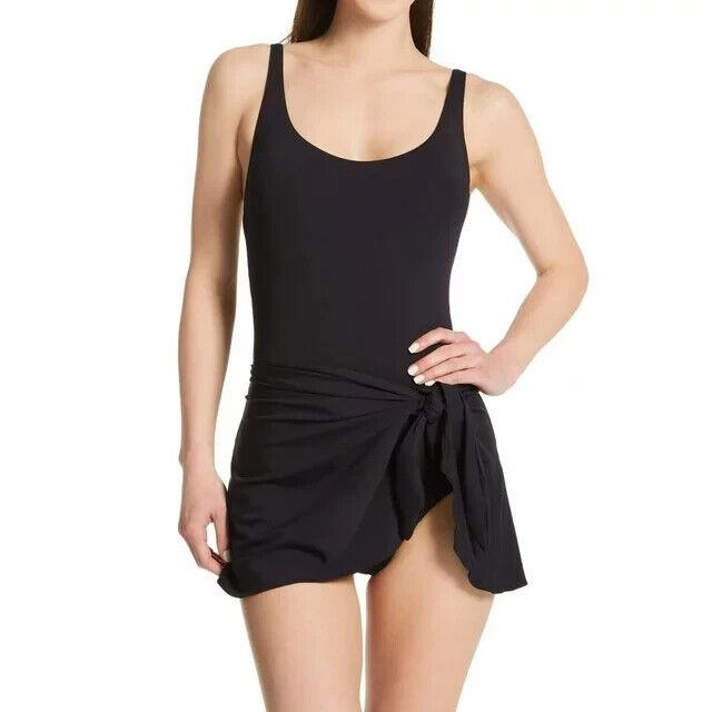 Coco Reef Keepsake Empress One Piece Swimsuit Black L7518 Womens Size 12/36D