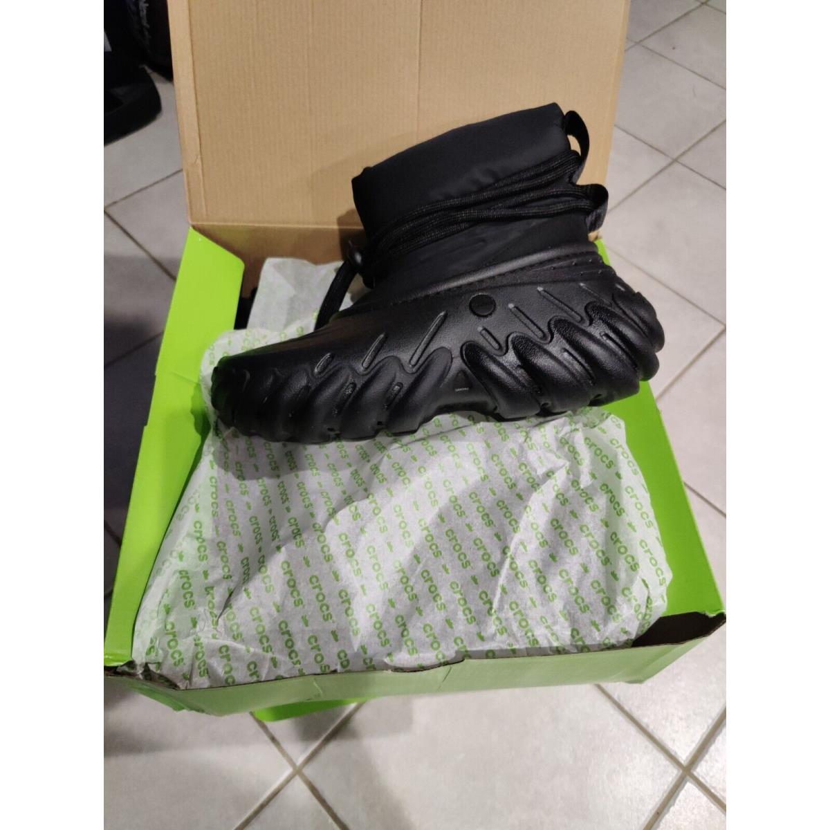 Crocs Echo Boots Black W10 M8 Insulated