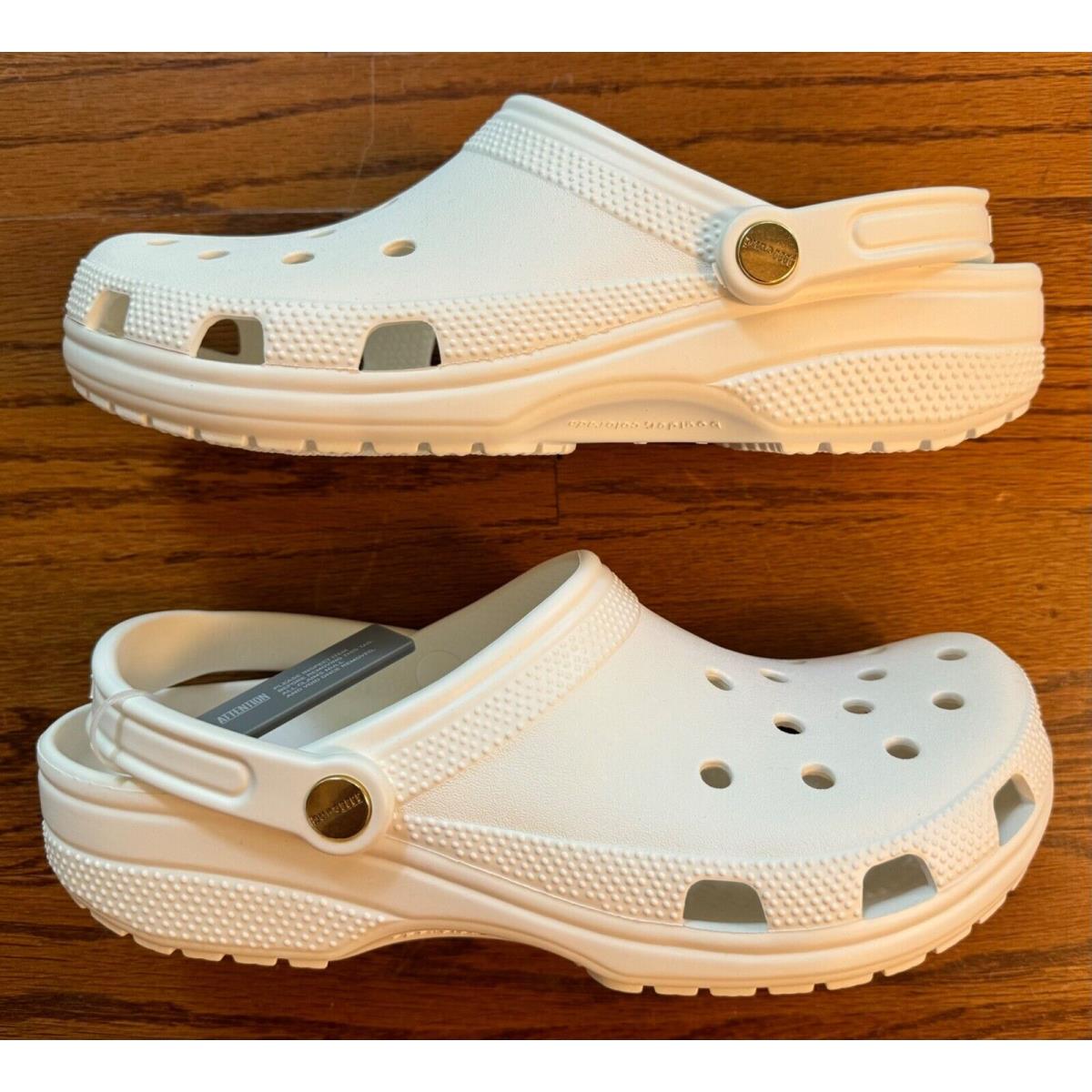 Jjjjound Crocs Classic Clogs White US Men`s Size 10 208697-100