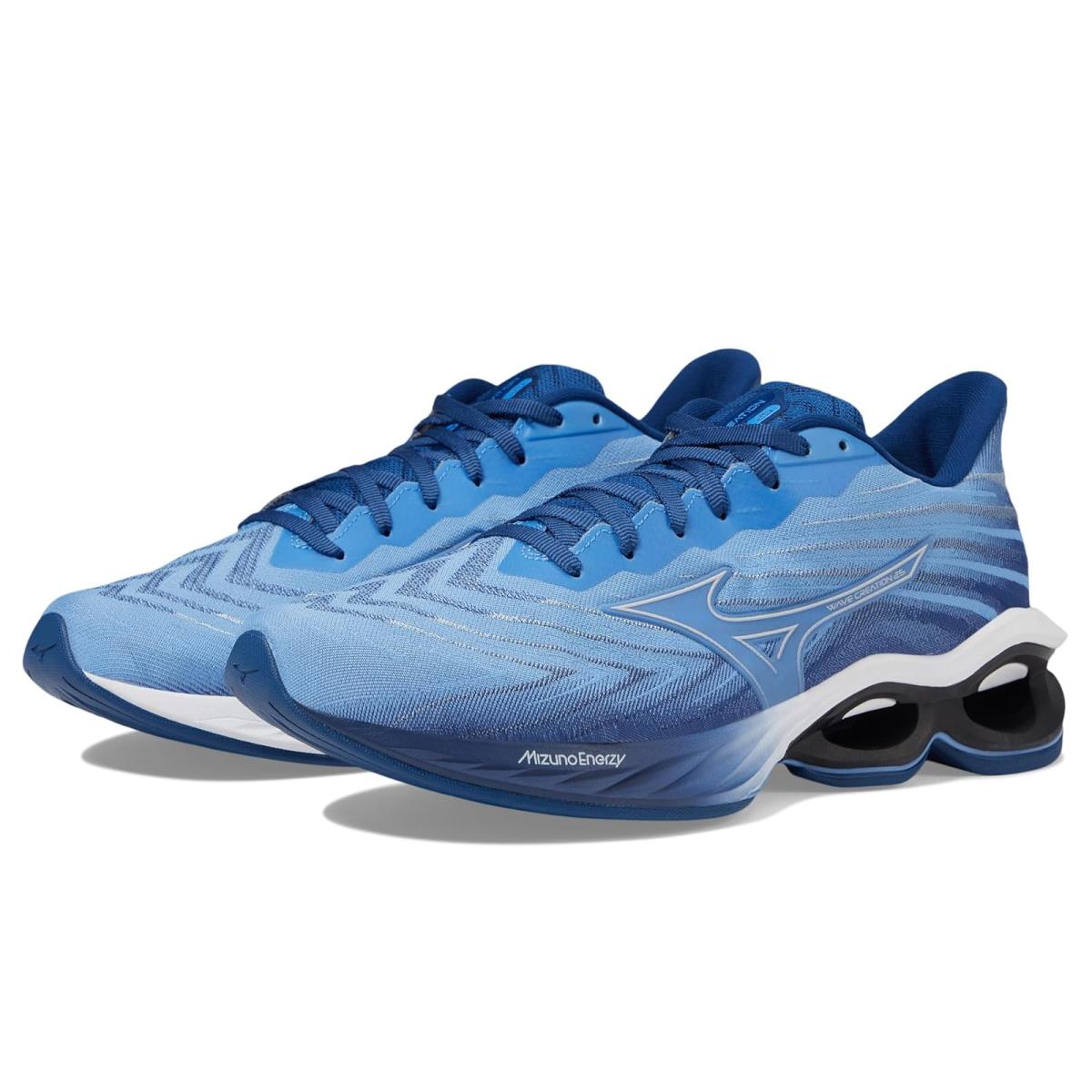 Man`s Sneakers Athletic Shoes Mizuno Wave Creation 25 Ssw Marina/Navy Peony