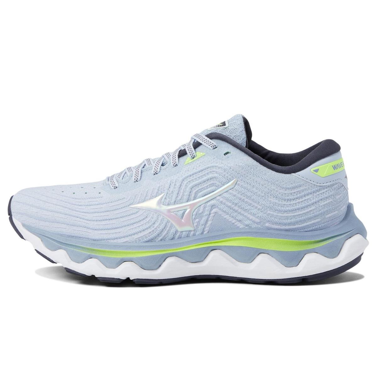 Mizuno Women`s Wave Horizon 6 Sneaker Heather/white 9.5