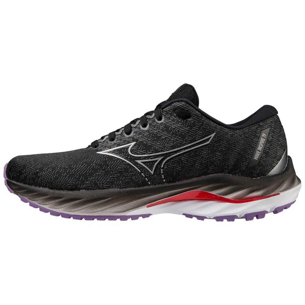 Mizuno Mizu Wave Inspire 19 - Black-silver Black-silver