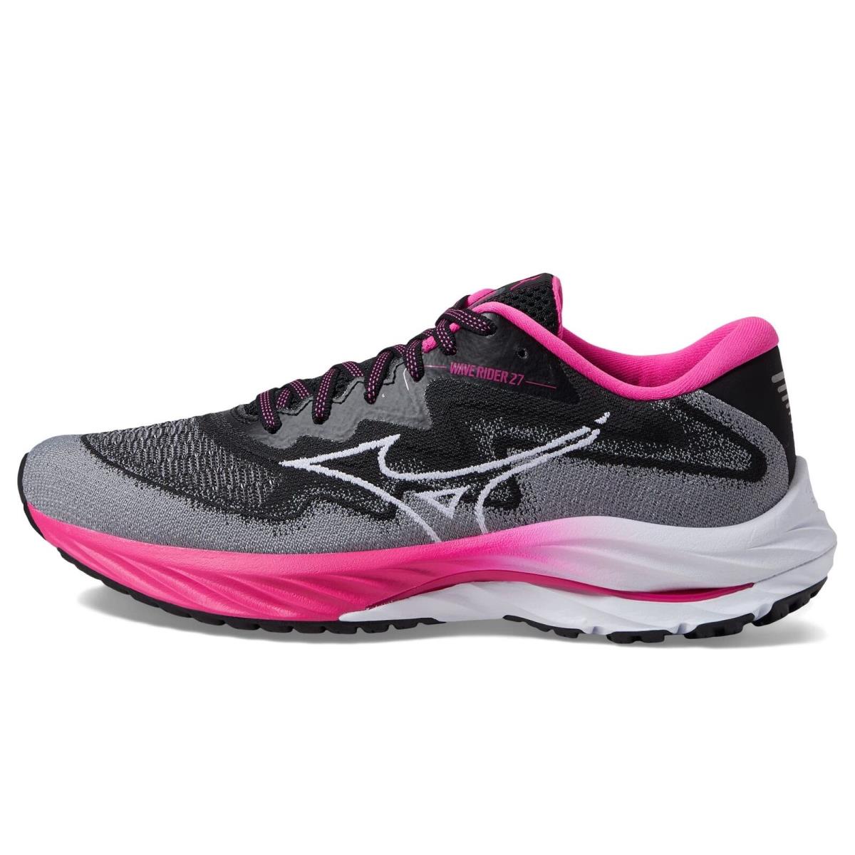 Mizuno Women`s Wave Rider 27 Running Shoe Project Zero Bcrf 7.5 - Project Zero BCRF