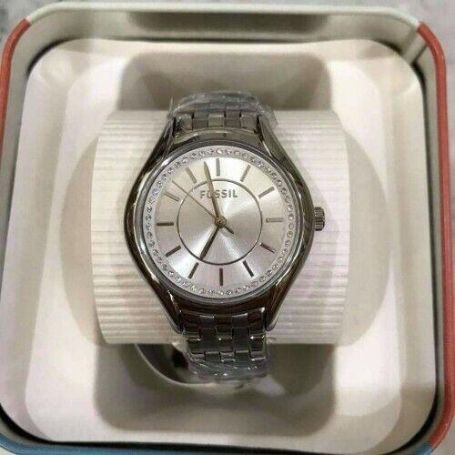 Fossil BQ1590IE White Dial Stainless Steel Women`s Watch