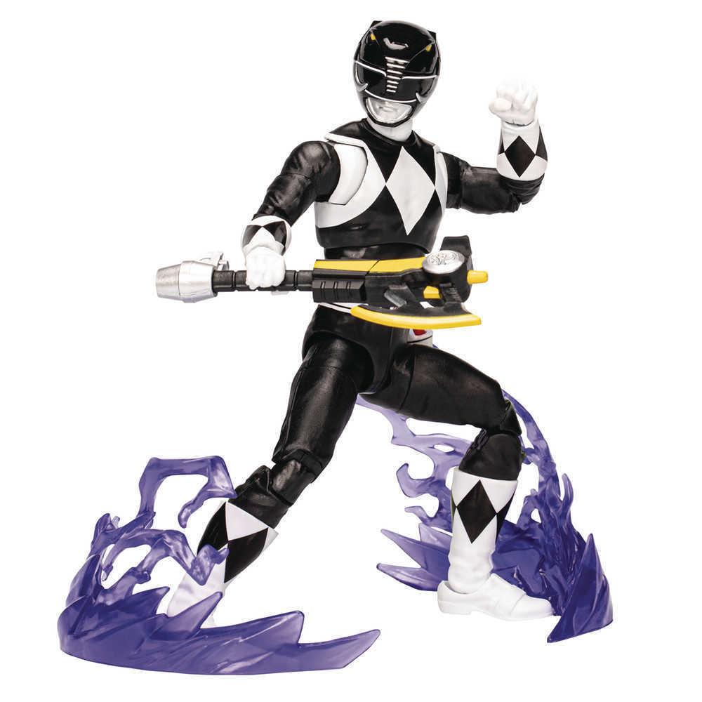 Power Rangers Lightning Mmpr Black Ranger Deluxe 6in Action Figure