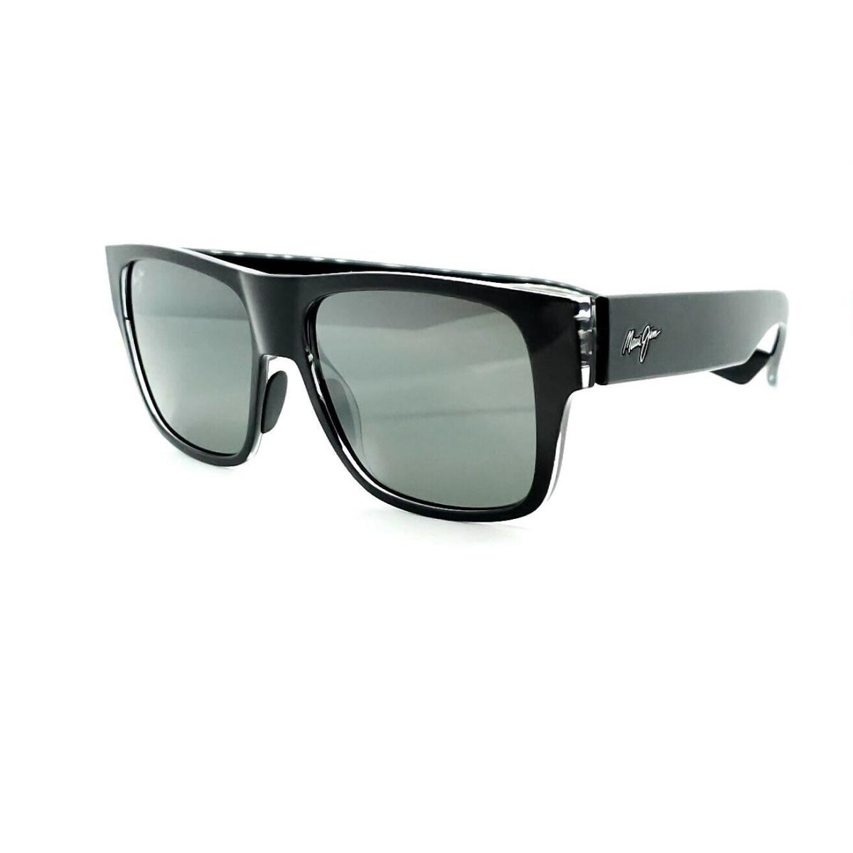 Maui Jim Keahi MJ273-02 Sunglasses Black Gloss /gray Polarized