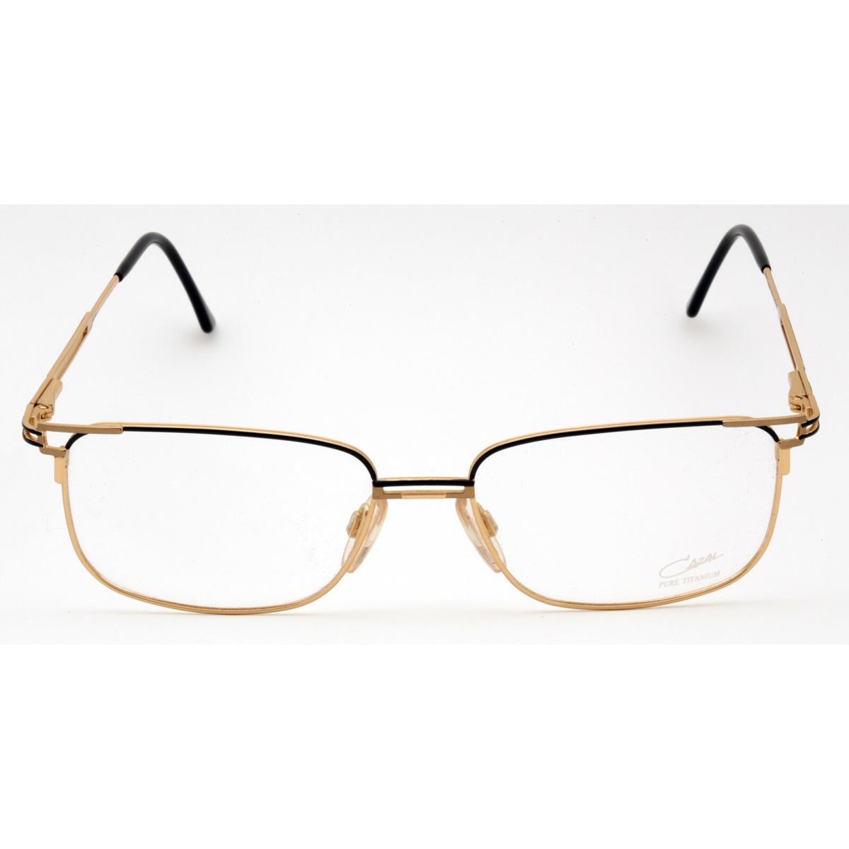 Cazal 705 Eyeglasses Titanium Frames Color 302 Black Gold