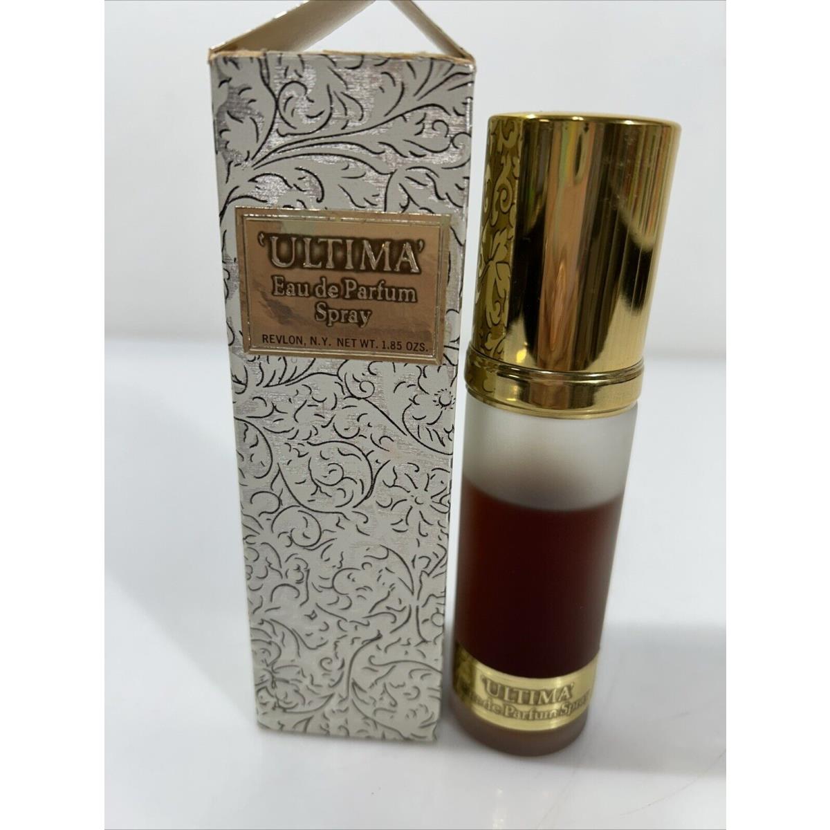 Vintage Charles Revson Revlon Ultima 1.85oz Edp Eau De Parfum Perfume Spray 75%