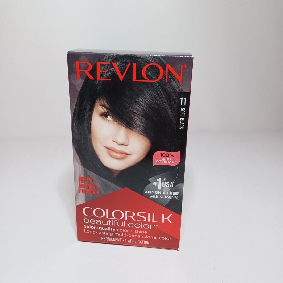 Lot Of 11 Revlon Colorsilk Beautiful Color Permanent Hair 11 Soft Black