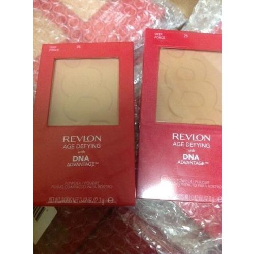 Lot OF 24 X Revlon Age Defying with Dna Advantage Powder Deep 25- Compact