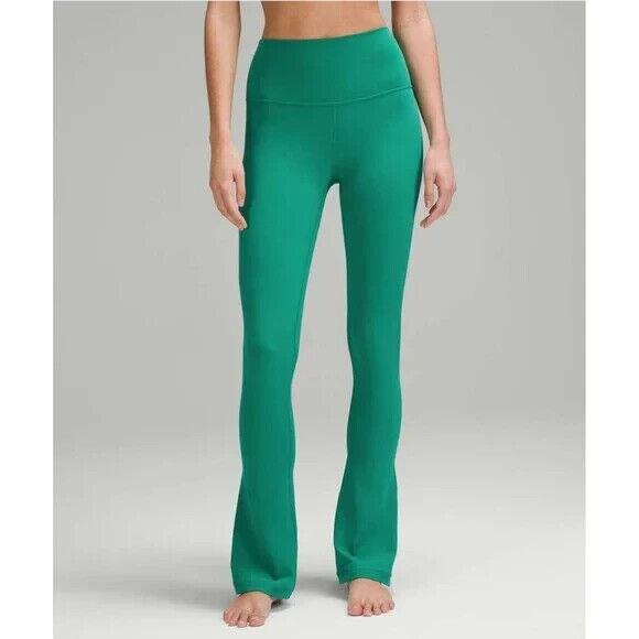 Lululemon Align High-rise Mini-flare Pant Regular Choose Your Size Cascadia Green