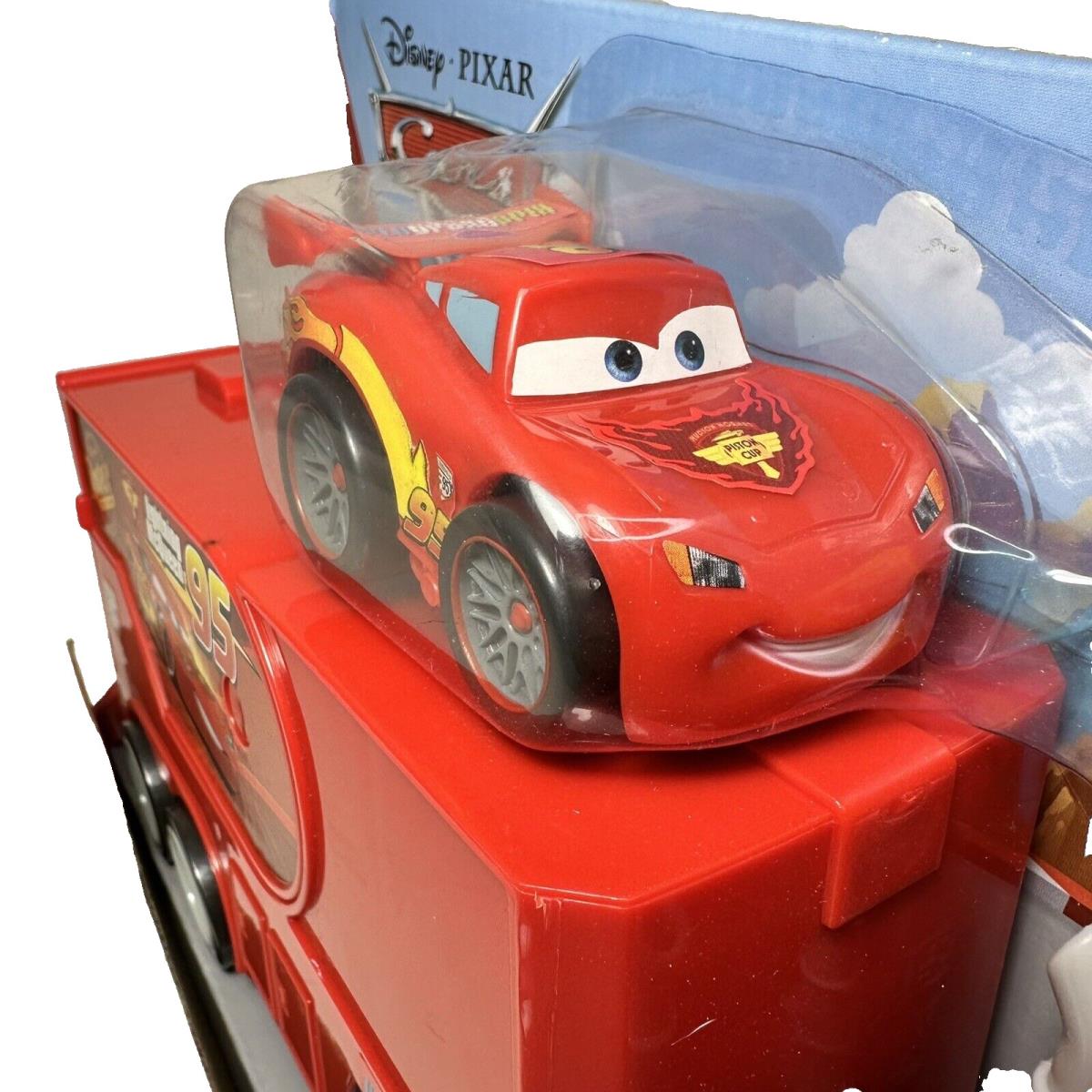 Disney Pixar Cars Cars 2 Imaginext Mack Hauler Lightning Mcqueen Toys R US Htf