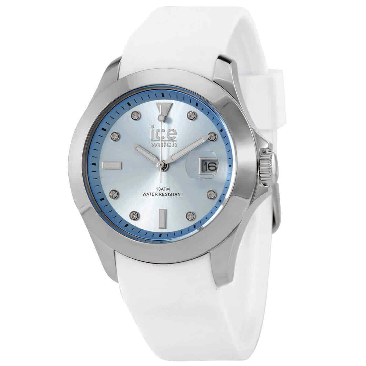 Ice Watch Quartz Crystal Blue Dial Ladies Watch 020380