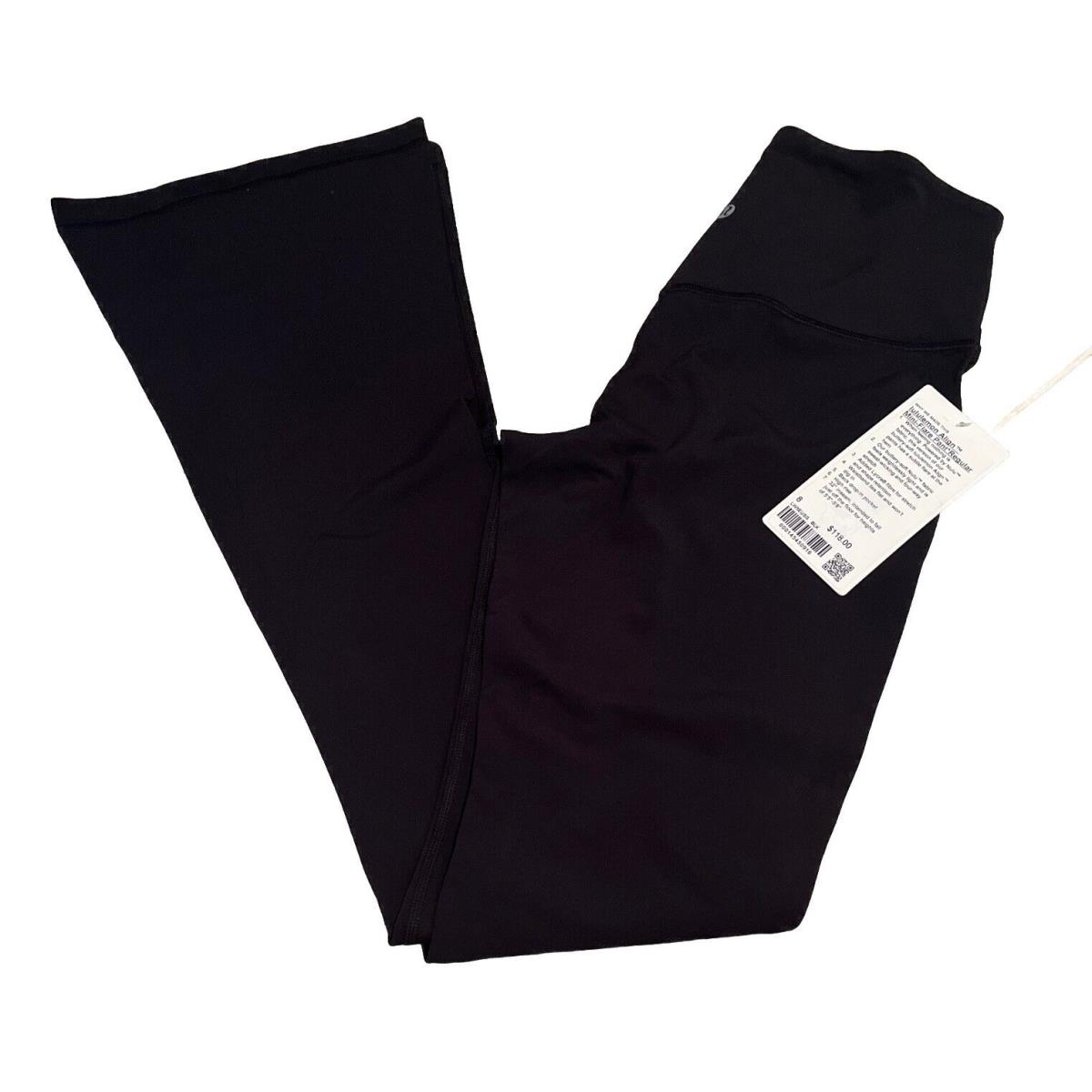 Lululemon Align Mini-flare Pant Regular Black LW5EUSS Size 8 Tags