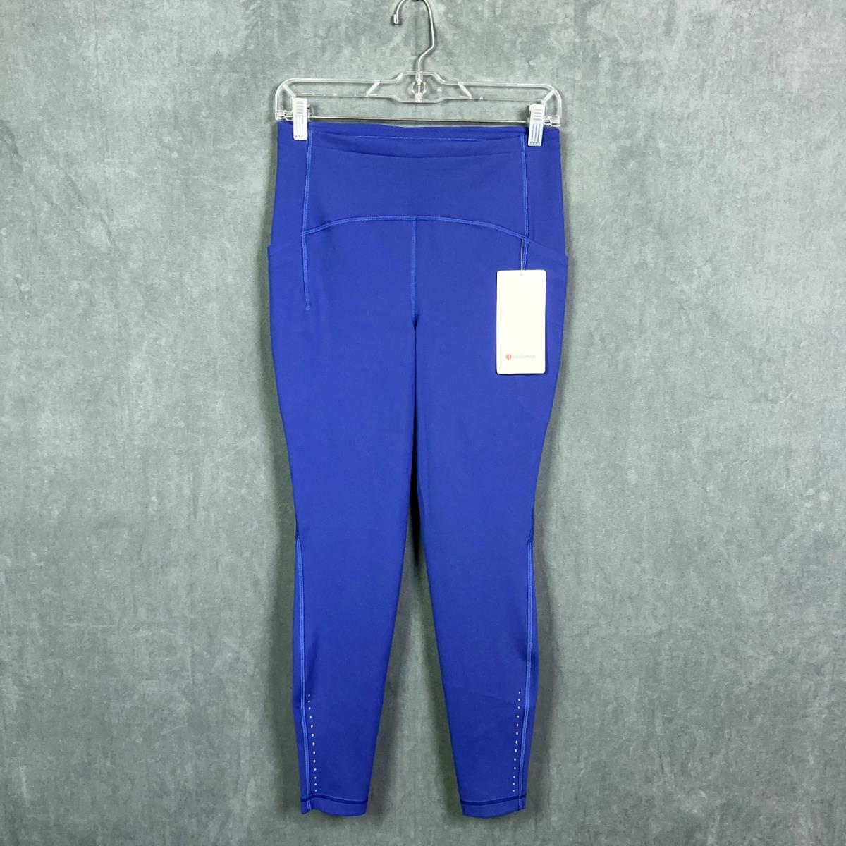 Lululemon Swift Speed High-rise Tight 28 Psychic Blue Pockets Size 14