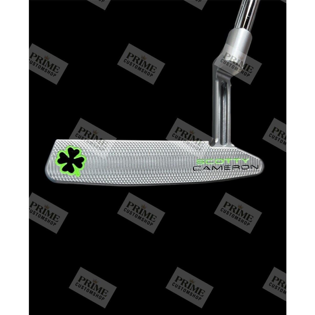 Custom 2023 Scotty Cameron Super Select Newport 2 Putter - Shamrock Clover