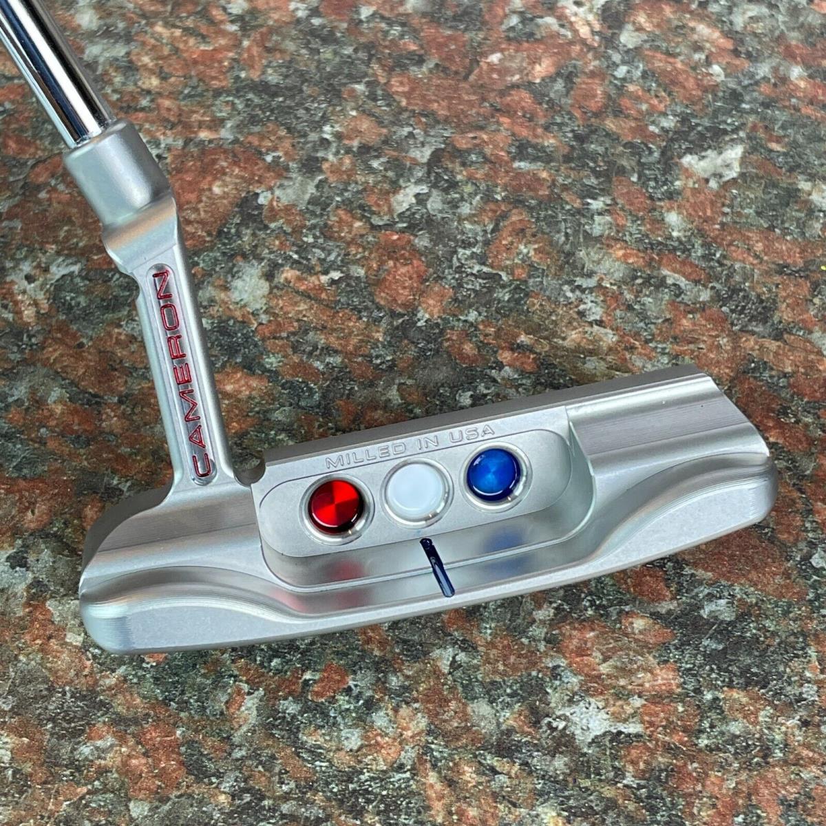 Scotty Cameron Super Select Newport Custom Red White Blue Paint 34 /354g