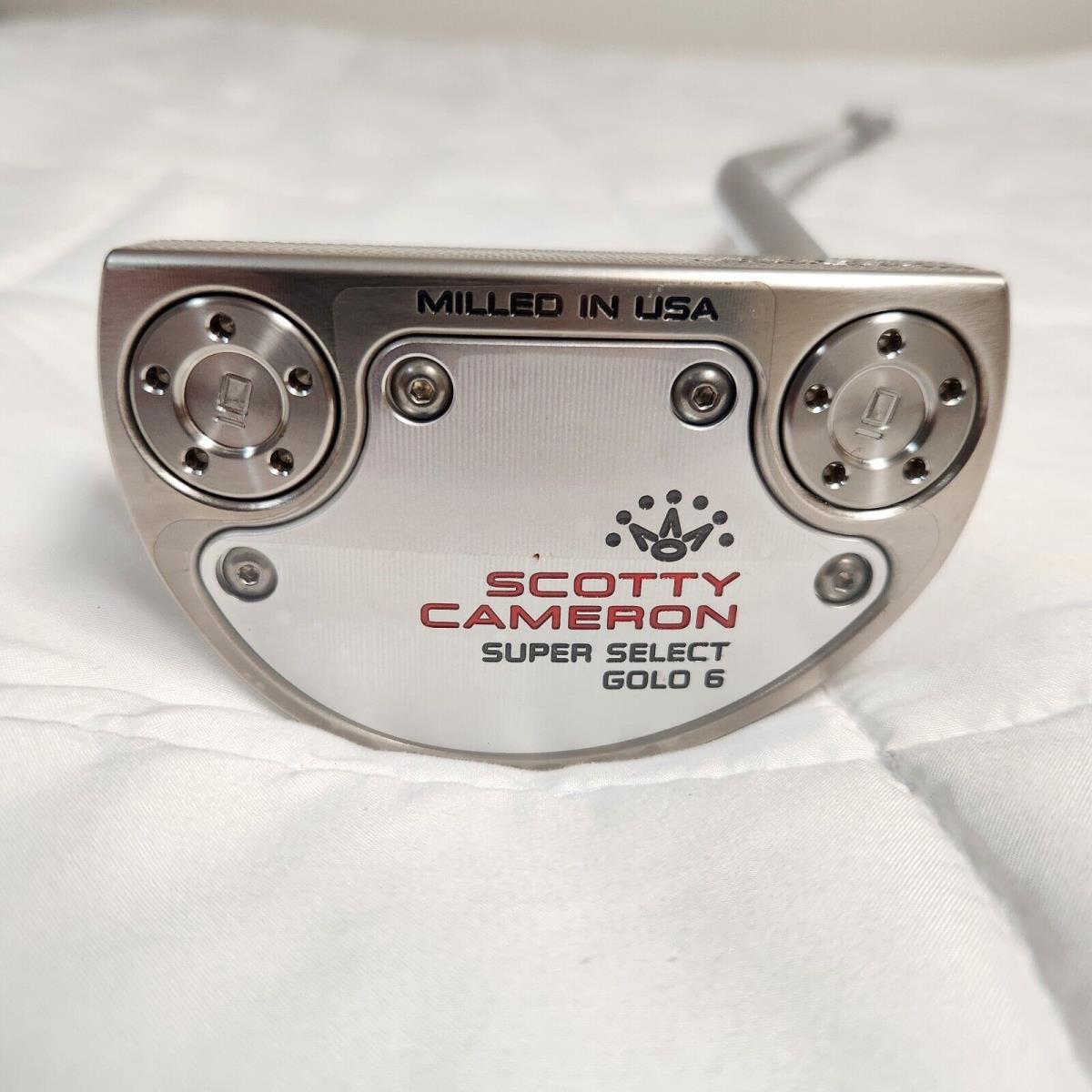 2023 Scotty Cameron Super Slect Golo 6 Putter 35 Right-handed Read