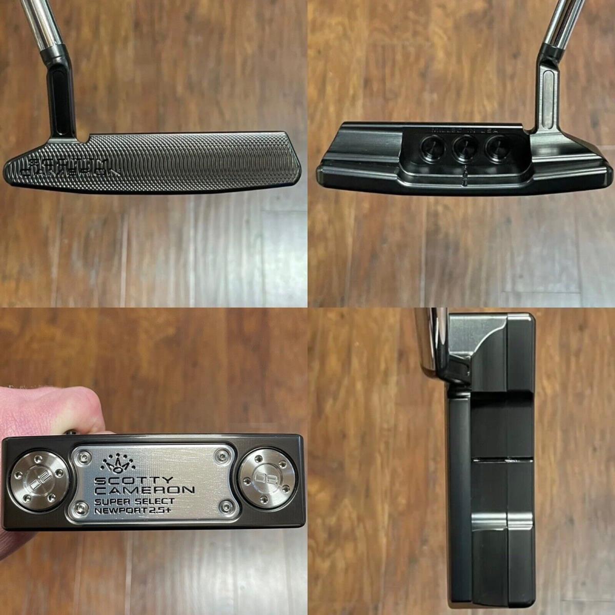 Scotty Cameron Super Select Newport 2.5 Plus Putter - LH -new - Xtreme Dark -33