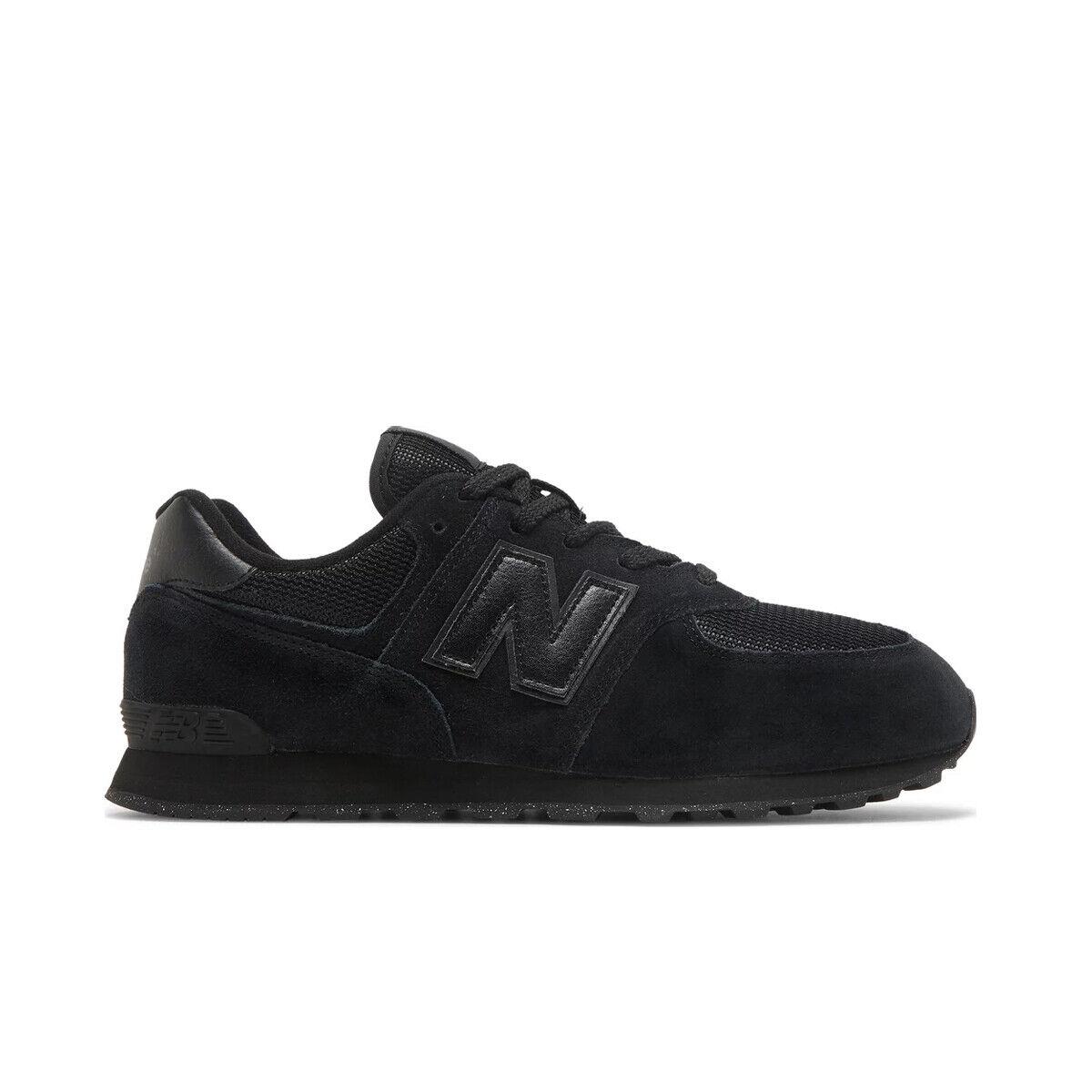 New Balance 574 Grade `school Black Casual Sneakers GC574EVE