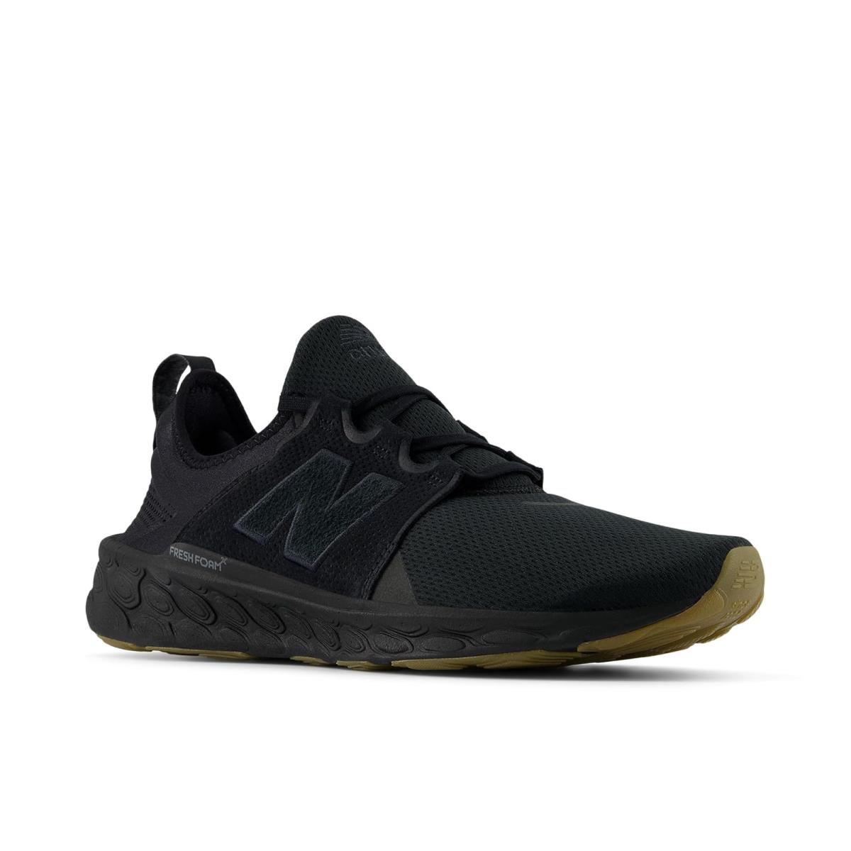 Man`s Sneakers Athletic Shoes New Balance Fresh Foam X Cruz v3 - Black/Black