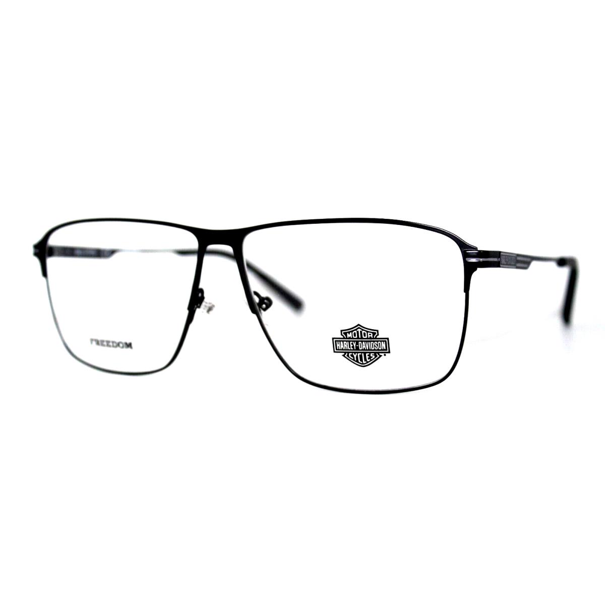 Harley Davidson HD9017 002 Black Eyeglasses Frame 60MM W/case