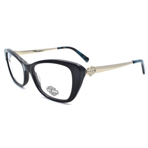 Harley Davidson HD0557 001 Women`s Eyeglasses Frames 51-16-140 Black