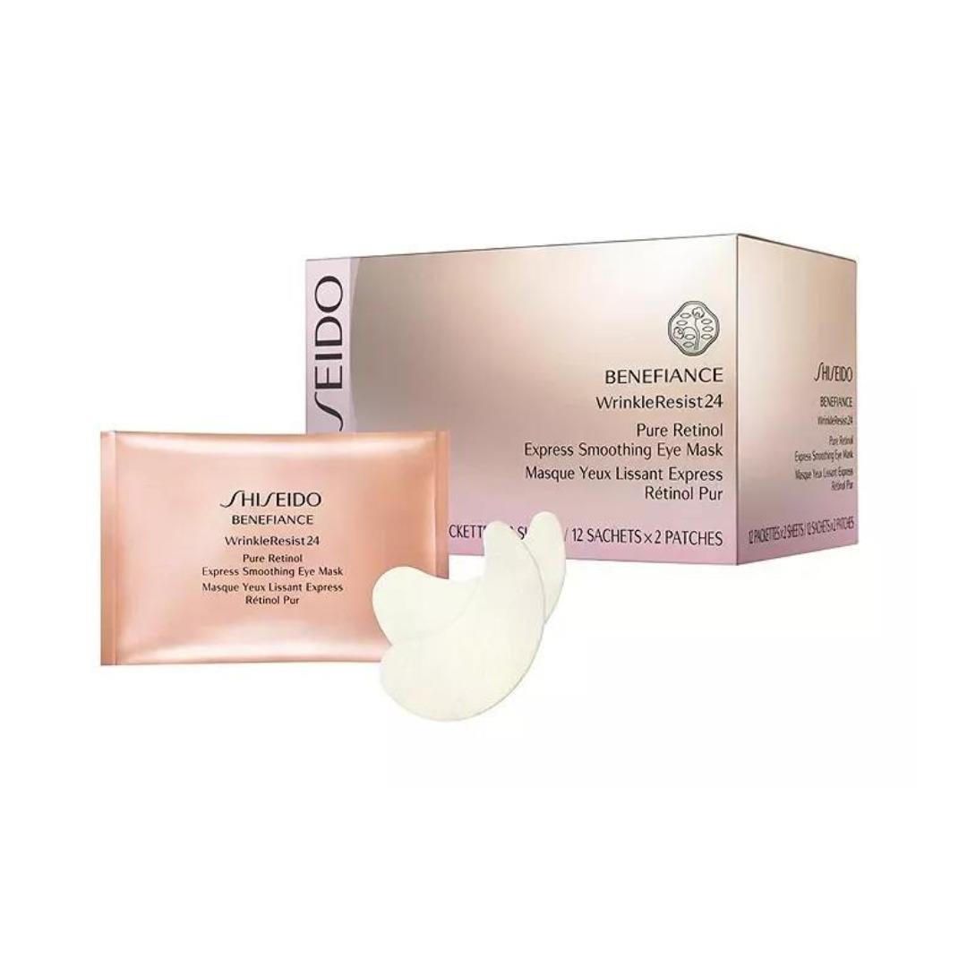 Shiseido Benefiance WrinkleResist24 Pure Retinol Express Smoothing Eye Mask 12 S