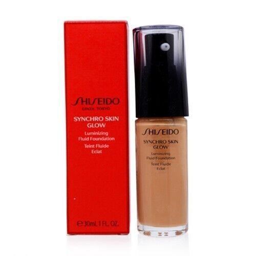 CS Shiseido/synchro Skin Glow Luminizing Liquid Foundation 5 Golden 1.0 Oz