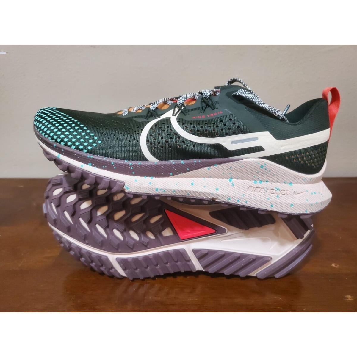 Nike React Pegasus Trail 4 DJ6159 300 Men`s SZ 10/WMNS SZ 11.5 - Multicolor