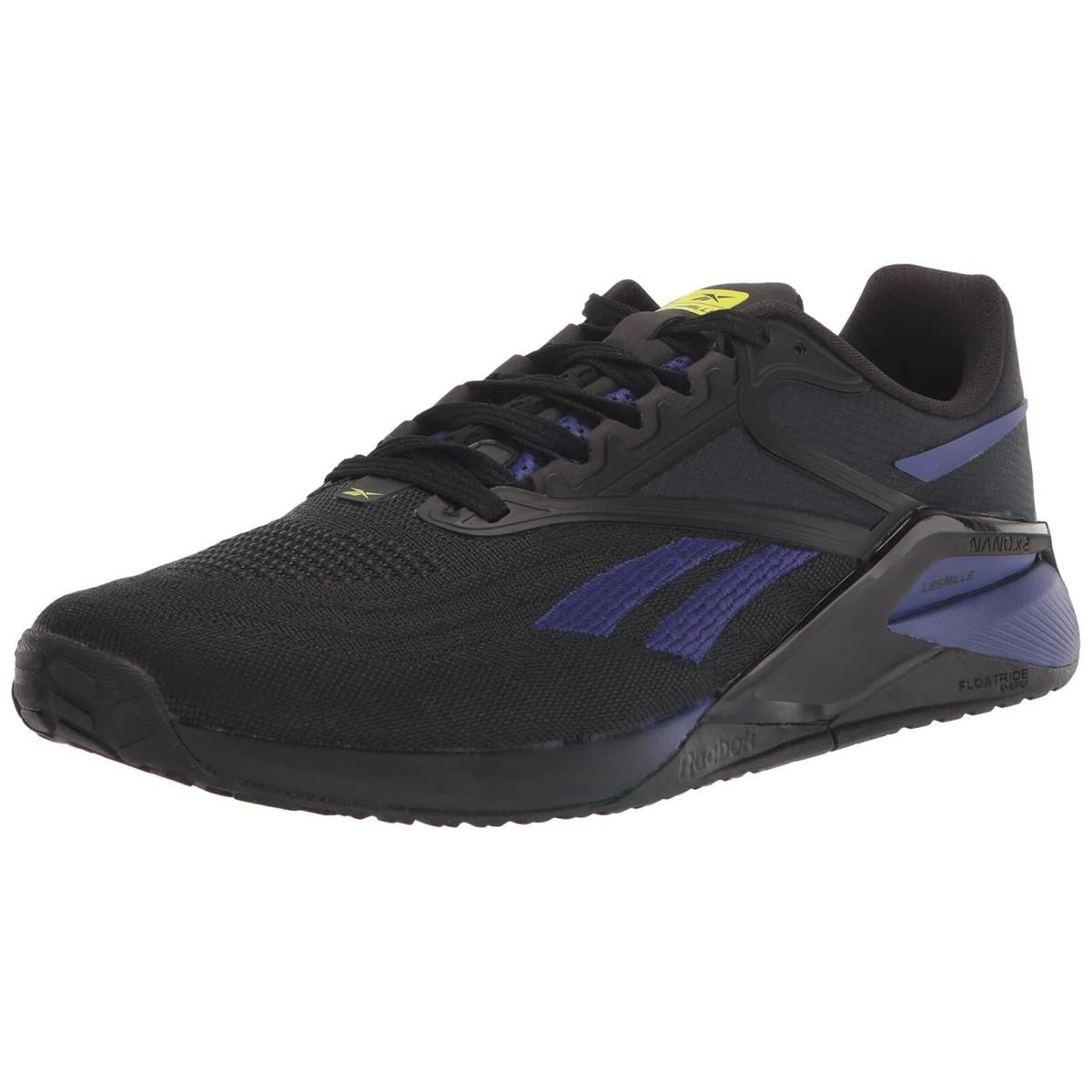 Reebok Women`s Nano X2 Cross Trainer Black/bold Purple/chalk 10