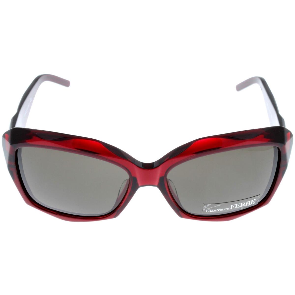 Gianfranco Ferre Sunglasses Women Red Bordeaux Rectangular GF928 03