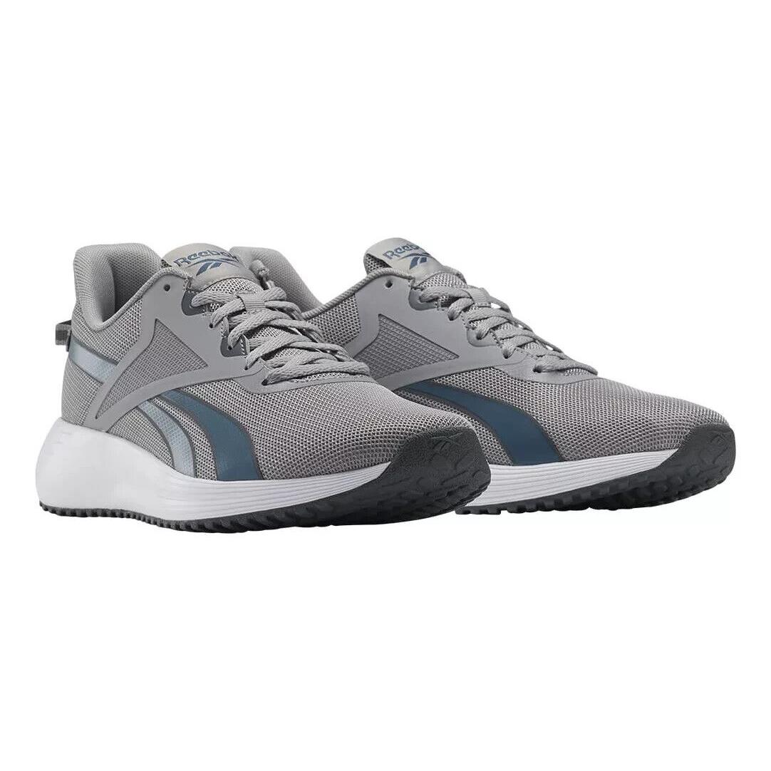 Reebok Lite Plus 3 Low Trainers Sports Sneakers Men Shoes Grey/blue Size 13 - GREY/BLUE