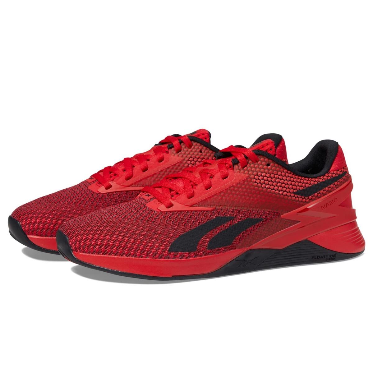 Reebok Unisex Nano X3 Cross Trainer Vector Red/black 11 US Men - Beige