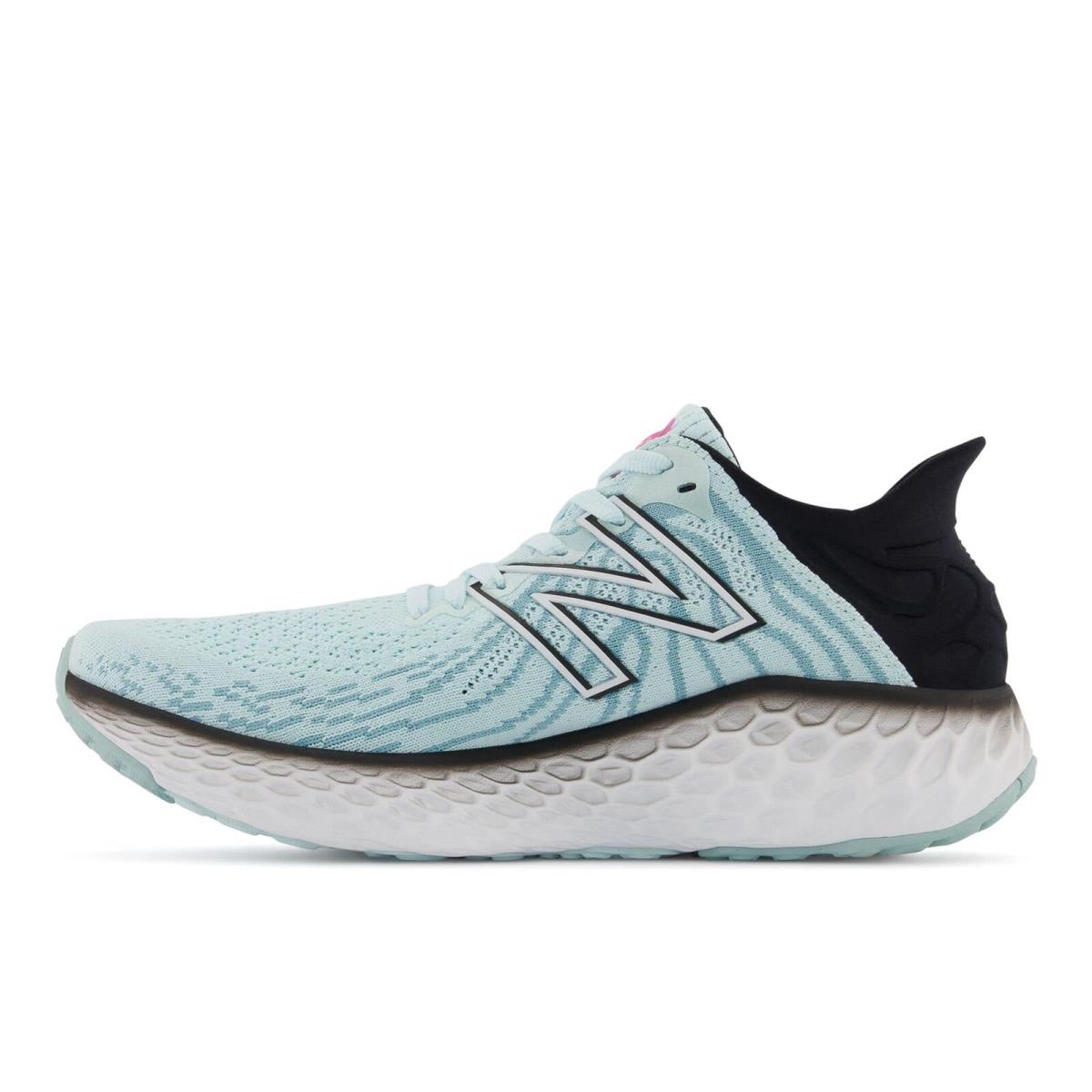 New Balance Women`s Fresh Foam 1080 V11 Running Shoe Pale Blue Chill/black 6 W