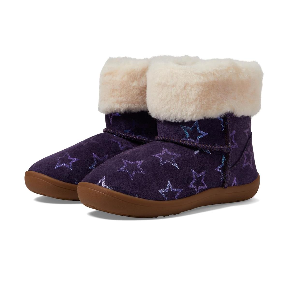 Children Unisex Boots Ugg Kids Sammie Iridescent Stars Toddler/little Kid Nightshade/Purple Iridescent