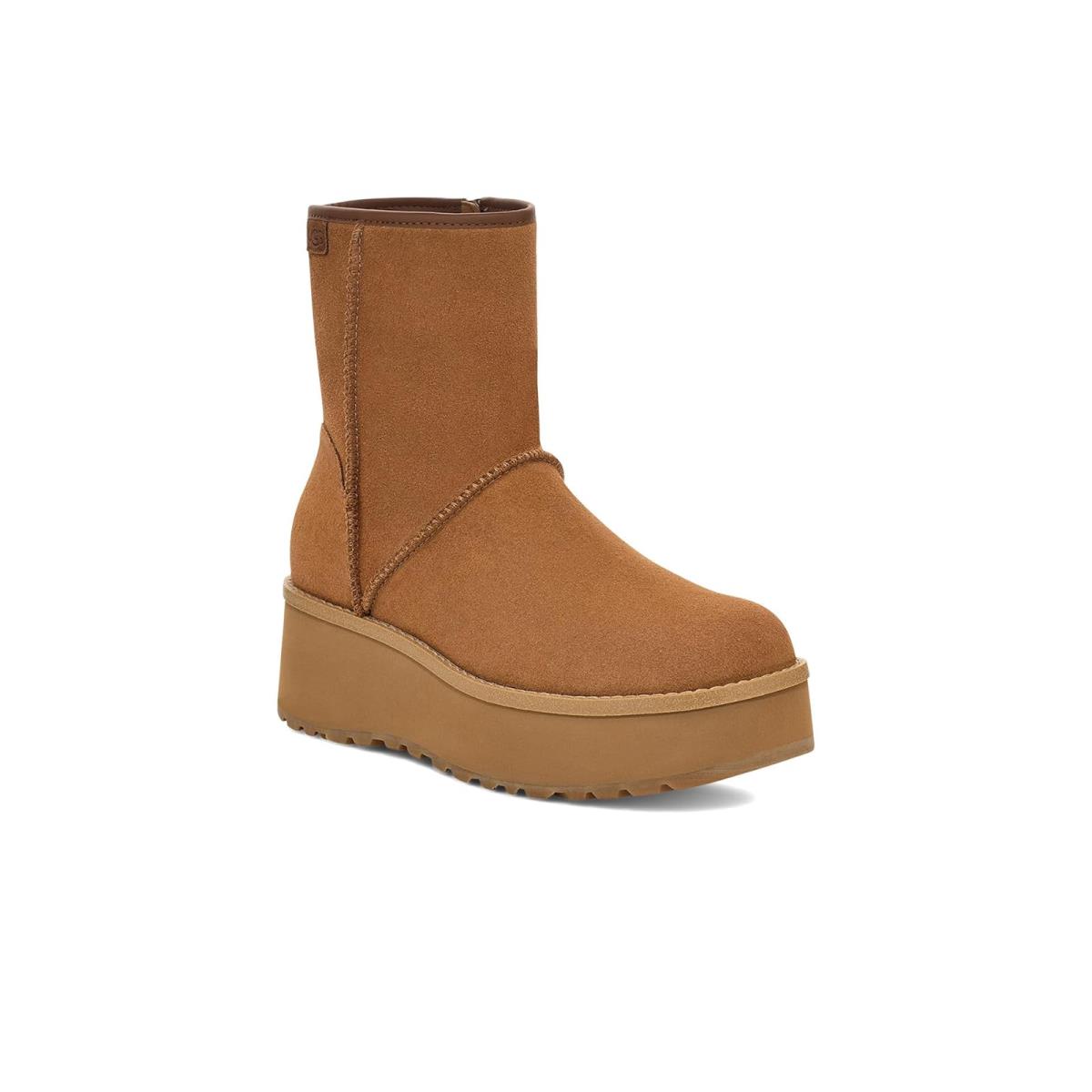 Woman`s Boots Ugg Cityfunc Mid Chestnut