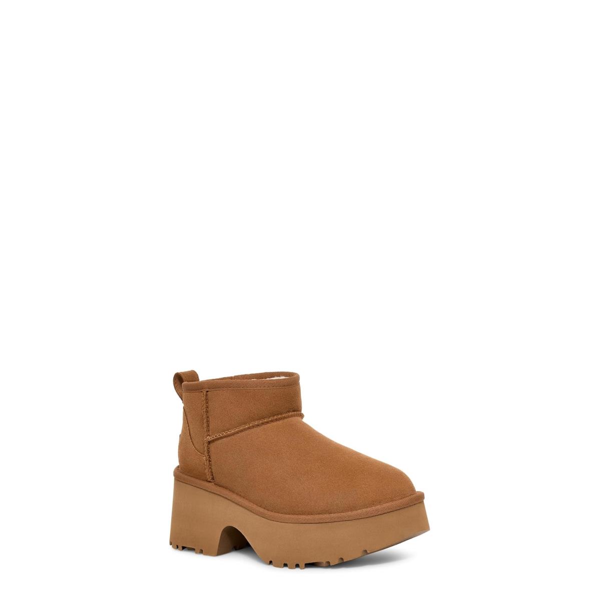 Woman`s Boots Ugg Classic Ultra Mini Heights Chestnut