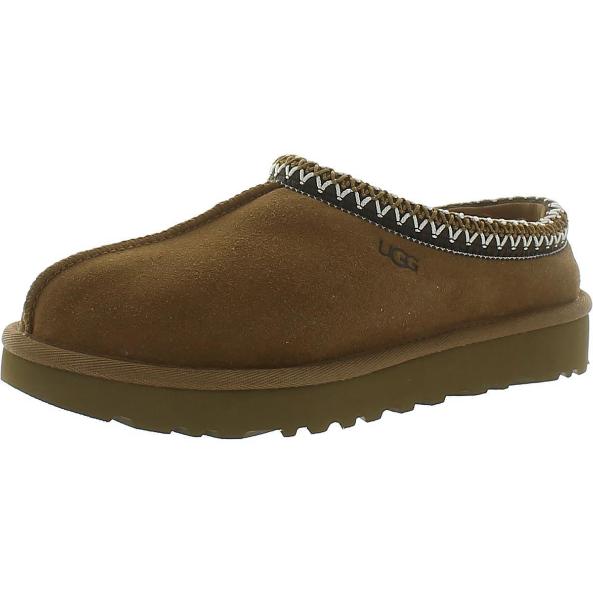 Ugg Australia Womens Tasman Suede Wool Lined Mule Slippers Shoes Bhfo 0005 Caramel