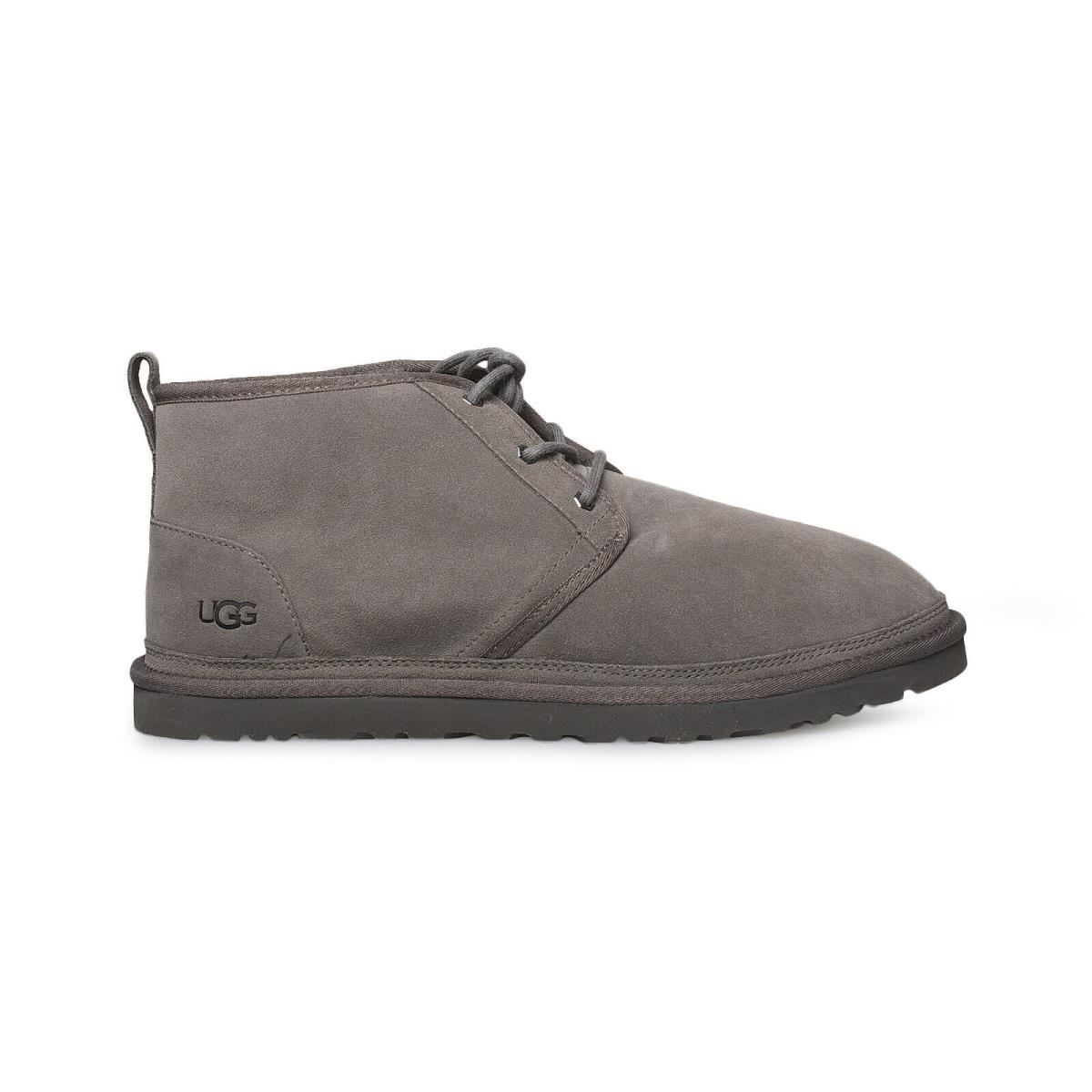 Ugg Neumel Charcoal Suede Sheepskin Chukka Ankle Mens Boots Size US 9 UK 8 887278950158 UGG shoes Charcoal Fash Direct