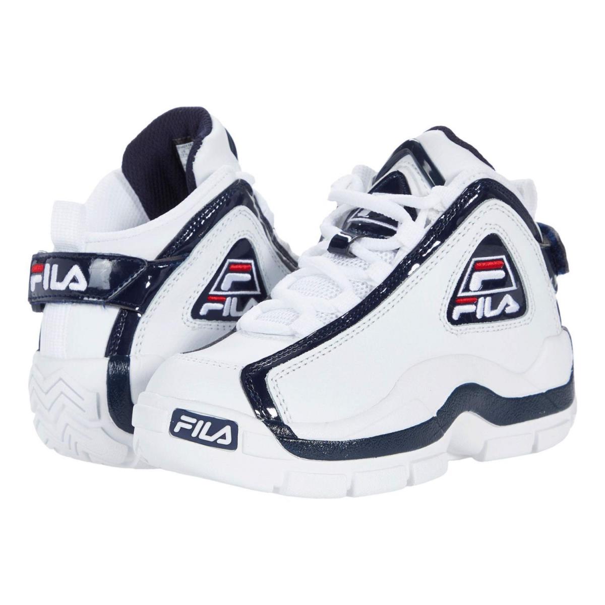 Fila Grant Hill 2 Little Kid White/fila Navy/fila Red 1 Wht/fnvy/fred - WHT/FNVY/FRED