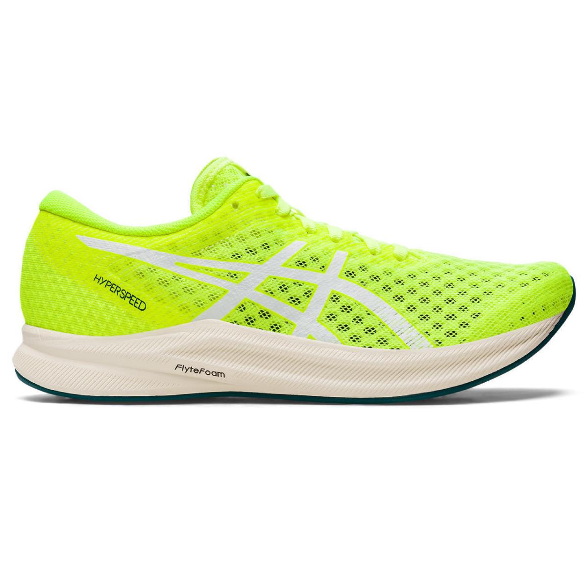 Asics Hyper Speed 2 1012B321.750 Sneaker Women`s Yellow Flytefoam Running Shoes - Yellow