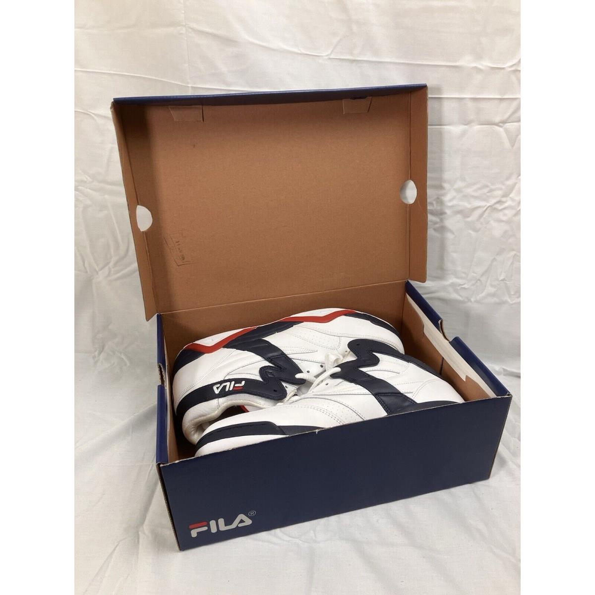 Fila M squad Mens Shoes Size 12 Vintage White Red Blue High Tops SporTipTop