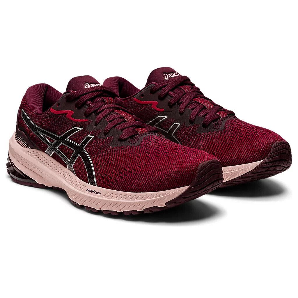 Asics GT-1000 11 1012B197.601 Sneaker Women`s Cranberry Flytefoam Running Shoes