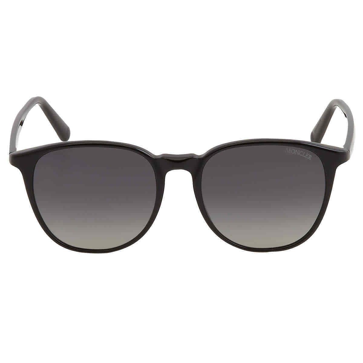 Moncler Grey Gradient Round Unisex Sunglasses ML0189-F 05D 54 ML0189-F 05D 54