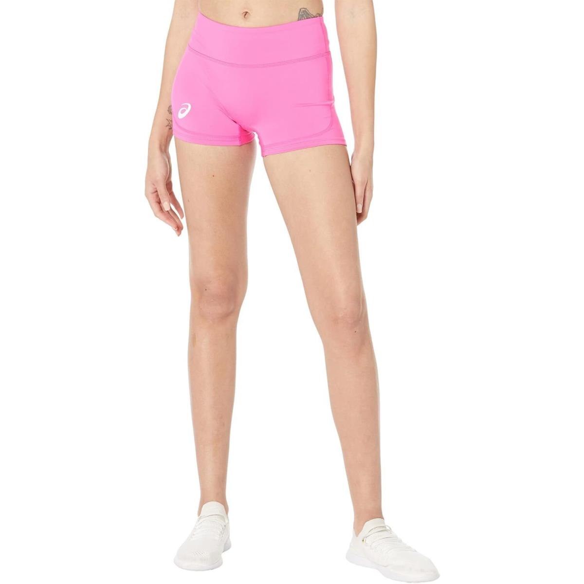 Asics Circuit 3 Inch Compression Shorts Team Pink Glow x Large