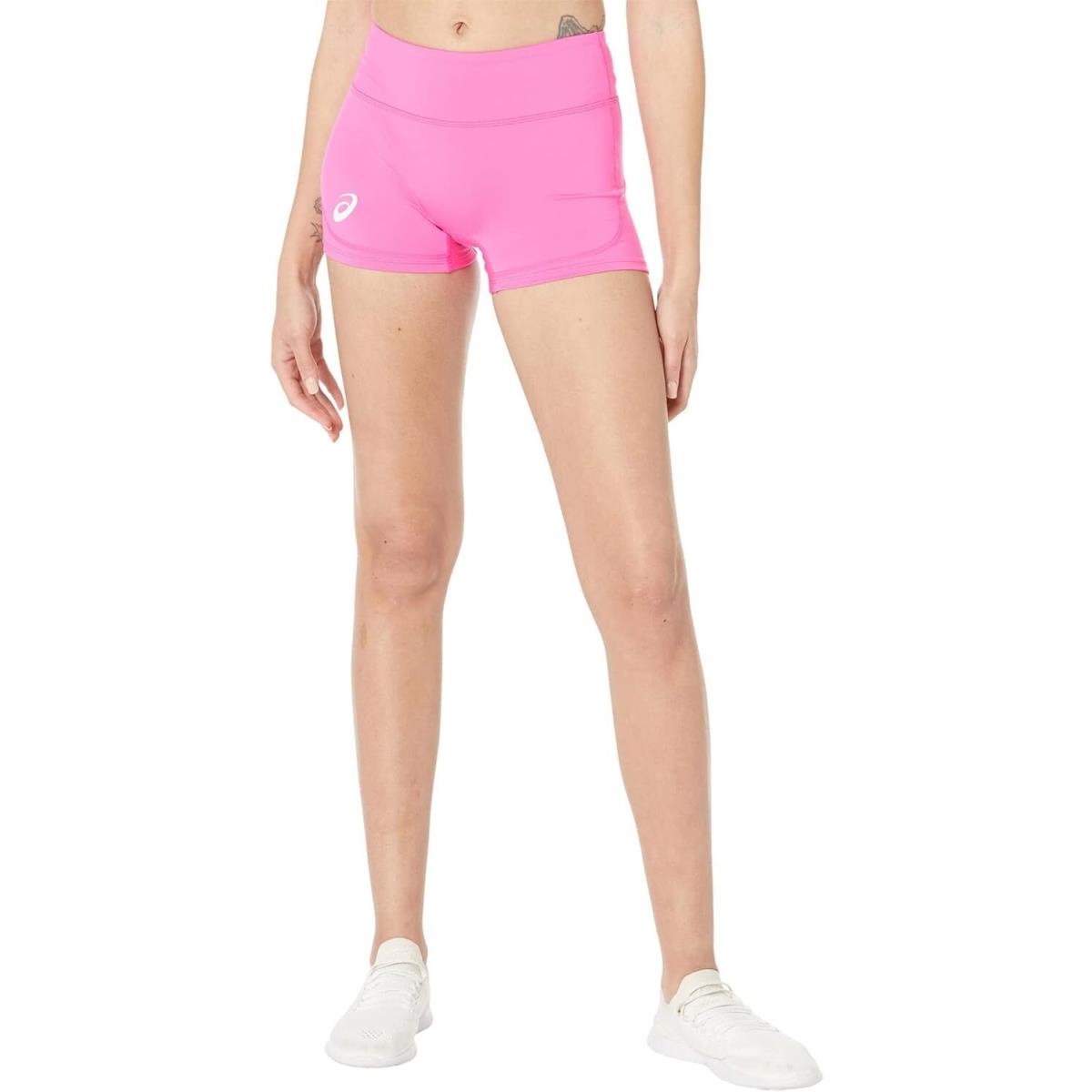 Asics Circuit 3 Inch Compression Shorts Team Pink Glow Large