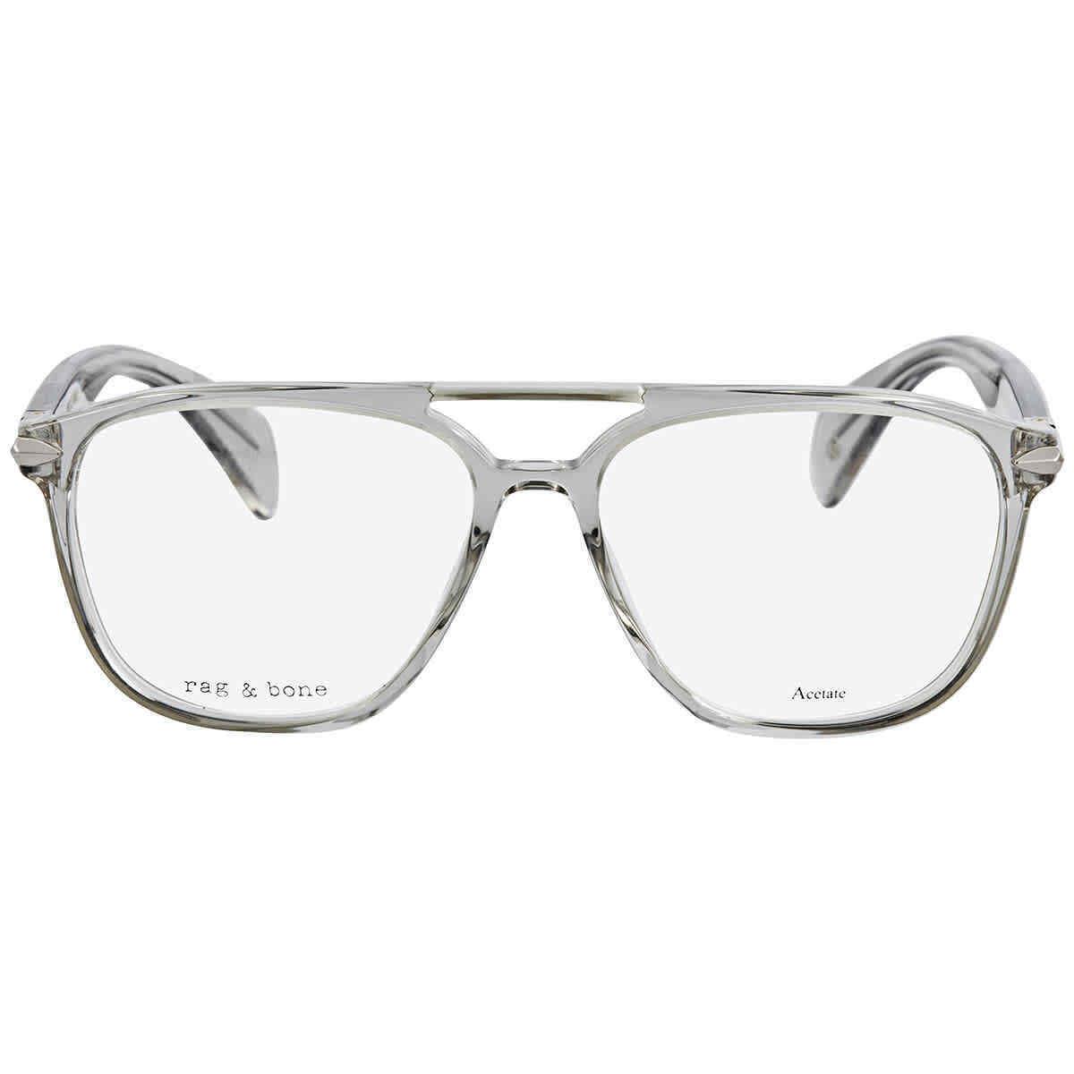 Rag and Bone Demo Pilot Men`s Eyeglasses Rnb 7012 0KB7 54 Rnb 7012 0KB7 54