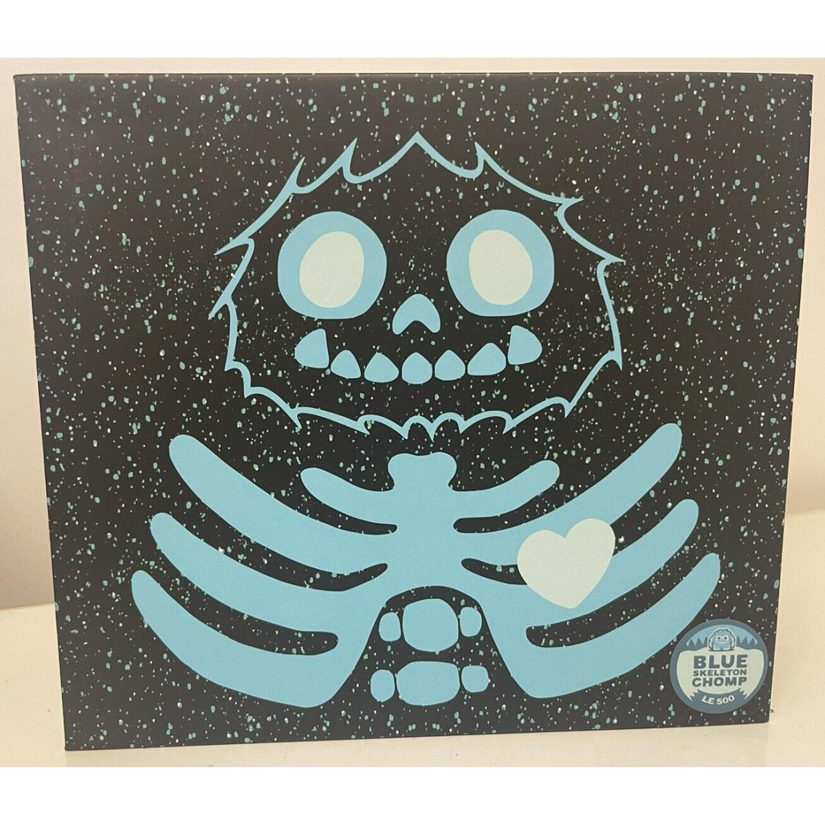 Abominable Toys Five Inch Vinyl Figure Blue Skeleton Chomp LE 500 WH